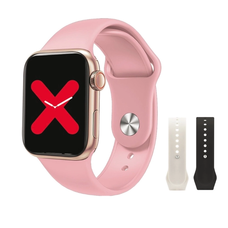 Uhr Günstige Smartwatch für Damen in Metall, Silikon, Roségold, Schwarz – Lee Cooper London – LCSM2408