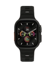 Montre connectée pas cher pour Homme en Métal, Silicone, de couleur Noir, Rouge - Lee Cooper London - LCSM306