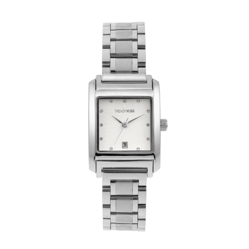 Front photo of this Inexpensive Women's Quartz Metal Watch, Silver - TM10126-03