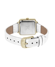 Photo 3 of this Inexpensive Women's Quartz Watch in Metal and Leather, Gold, White - TG10145-01