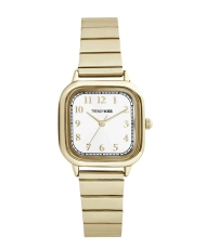 Front photo of this Inexpensive Women's Quartz Metal Watch, Gold - TMG10156-01