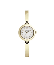 Front photo of this Inexpensive Women's Quartz Metal Watch, Gold - TMG10157-01