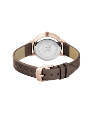 Photo 2 de cette Montre Femme pas chère Quartz en Métal et Satin, Rose Doré, Bronze - TRG10160-10