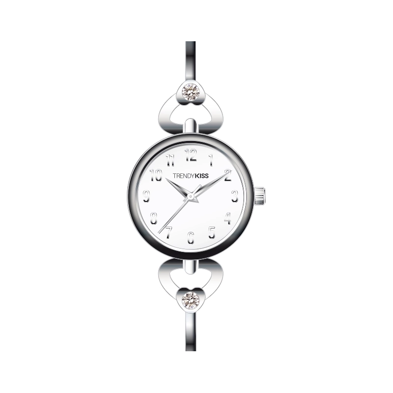 Vorderes Foto dieser preiswerten Damen-Quarz-Metalluhr, Silber – TM10170-03