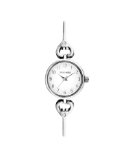 Foto 3 de este económico reloj de cuarzo y metal para mujer, plateado - TM10170-03