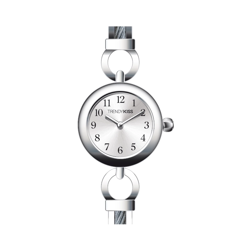 Front photo of this Inexpensive Women's Quartz Watch in Metal and , Silver - TM10171-01