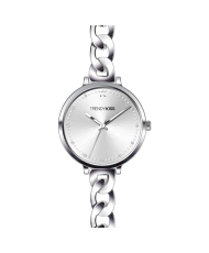 Front photo of this Inexpensive Women's Quartz Metal Watch, Silver - TM10173-01