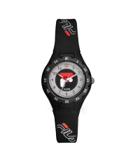 Reloj Analógico Barato para Niños en Plástico y Silicona, Negro - 38-204-104