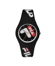 Cheap Analog Children's Watch in Silicone, Black - 38-185-001