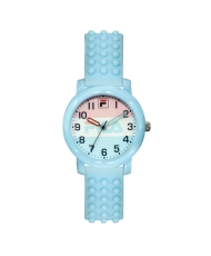 Reloj Analógico Barato para Niños en Plástico y Silicona, Azul - 38-203-002