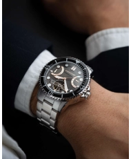 Photo 6 setting in context of this Men's Watch in Black, Grey Stainless Steel - Jervis - EARNSHAW | ES-8134-44