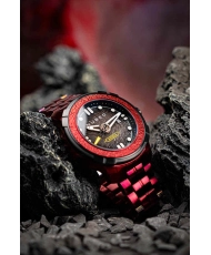 Reloj Apollo de edición limitada en color rojo intenso - NB-6072-77