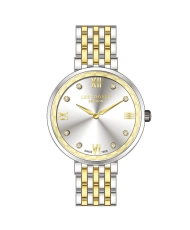 Montre Femme Quartz en Métal, Doré, Argenté - LC07610.230