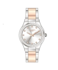 Reloj Mujer Cuarzo Metal, Plata, Oro Rosa - LC07678.530