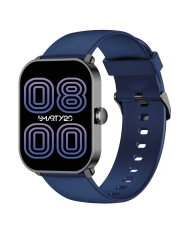 Unisex Smartwatch in Metal, Gun, Blue - SUPER AMOLED - SW070C