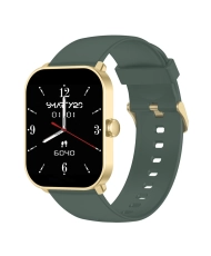 Unisex Smartwatch in Metal, Gold, Khaki - SUPER AMOLED - SW070G