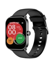 Vernetzte Unisex-Uhr in Metall, Gun, Schwarz – SUPER AMOLED – SW070A