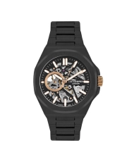 Montre squelette Homme Automatique en Métal, Noir, Doré Rose - LC07977.650