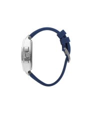 Reloj Automático Esqueleto para Hombre en Metal, Silicona, Plata, Azul - LC07979.399