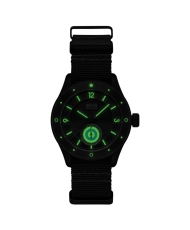 Reloj para Hombre Meca de Cuarzo en Acero, Nato, Nylon, Negro - FLYBOY - AV-4112-05