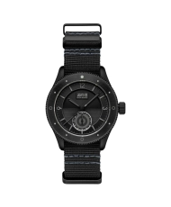 Montre Homme Meca Quartz en Acier inoxydable, Nato, Nylon, Noir - FLYBOY - AV-4112-05