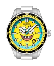 SpongeBob SquarePants Automatic Watch, Yellow, Spinnaker x SpongeBob 25th Anniversary Limited Edition - SP-5138-11