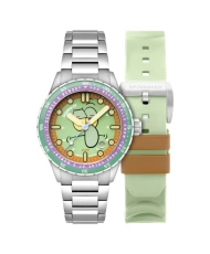 Reloj automático Calamardo Verde Tentáculo, Spinnaker x Bob Esponja Edición limitada del 25 aniversario - SP-5138-33