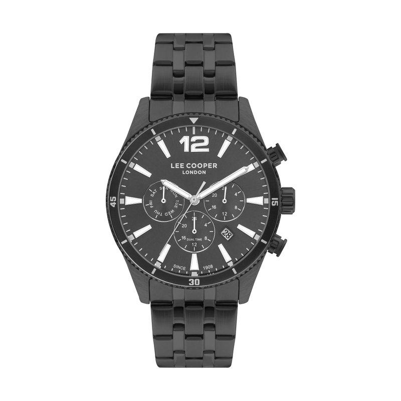 Montre quartz en métal, gun - LC07641.060