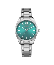 Quartz watch in metal, light blue, silver - LC08015.380