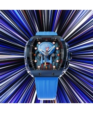 Montre chronographe en acier inoxydable et silicone - STAR TREK ENTREPRISE-D CHRONOGRAPH LIMITED EDITION - NB-6097-03