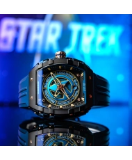 Automatikuhr aus Edelstahl und Silikon – STAR TREK STARFLEET AUTOMATIC LIMITED EDITION – NB-6098-03