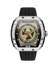 Stainless Steel and Silicone Automatic Watch - STAR TREK STARFLEET AUTOMATIC LIMITED EDITION - NB-6098-04