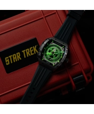 Stainless Steel and Silicone Automatic Watch - STAR TREK STARFLEET AUTOMATIC LIMITED EDITION - NB-6098-04