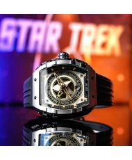 Montre automatique en acier inoxydable et silicone - STAR TREK STARFLEET AUTOMATIC LIMITED EDITION - NB-6098-04