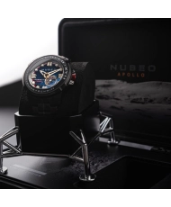 Reloj de buceo automático de acero inoxidable, negro, azul - APOLLO 55TH AUTOMATIC - NB-6093-66