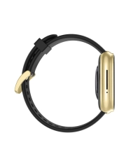 Metal Smartwatch, Gold, Black - POWERFUL AMOLED - SW071E