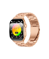 Metal smartwatch, gold - ULTRA AMOLED - SW080L