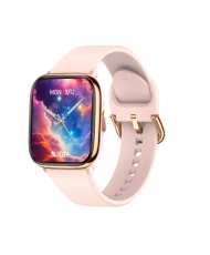 Metal Smartwatch, Rose Gold, Pink - OVERTAKE - SW081C