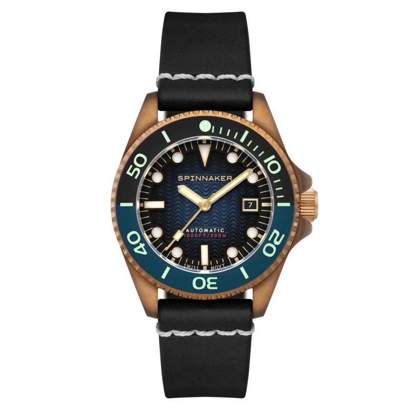 Bronze Automatic Diver's Watch, Blue, Bronze - TESEI BRONZE SWISS AUTOMATIC - SP-5060-0A