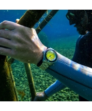 Reloj de buceo automático en acero, amarillo, plateado - PICCARD AUTOMATIC - SP-5098-44