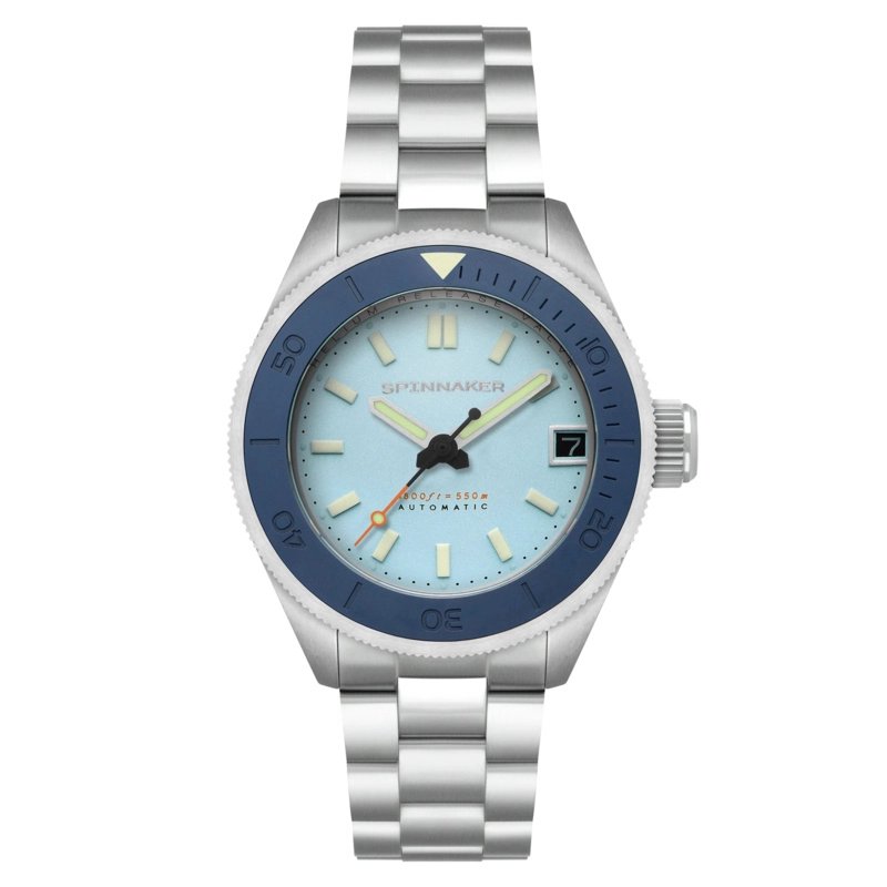 Automatic Diver's Watch in Stainless Steel, Light Blue, Silver - PICCARD AUTOMATIC - SP-5098-55