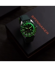 Reloj de buceo automático en acero, verde, plateado - FLEUSS GMT AUTOMATIC - SP-5120-44