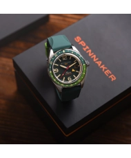 Reloj de buceo automático en acero, verde, plateado - FLEUSS GMT AUTOMATIC - SP-5120-44