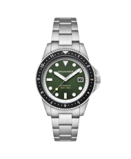 Reloj automático de acero, verde, plateado - CROFT PIONEER AUTOMATIC - SP-5136-22