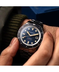 Reloj automático de acero, azul, plateado - CROFT PIONEER AUTOMATIC - SP-5136-33