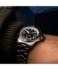 Reloj automático de acero, azul, plateado - CROFT PIONEER AUTOMATIC - SP-5136-33