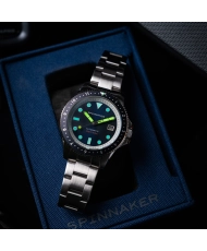 Reloj automático de acero, azul, plateado - CROFT PIONEER AUTOMATIC - SP-5136-33