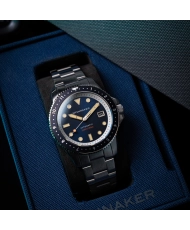 Reloj automático de acero, azul, plateado - CROFT PIONEER AUTOMATIC - SP-5136-33