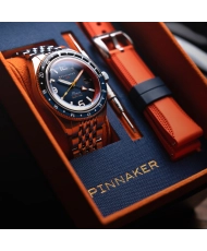 Reloj de buceo automático en acero, azul, plateado, naranja - FLEUSS GMT AUTOMATIC - SP-5120-88