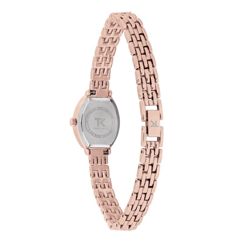 Judith Black Rose Gold Metal Quartz Watch - TMRG10136-03